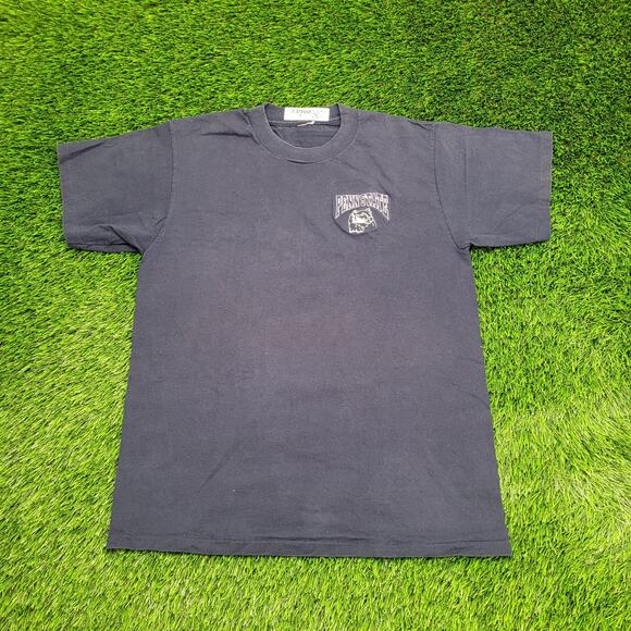 Vintage 90s Penn State Shirt Medium 20x27 Sun-Faded - Picture 1 of 13